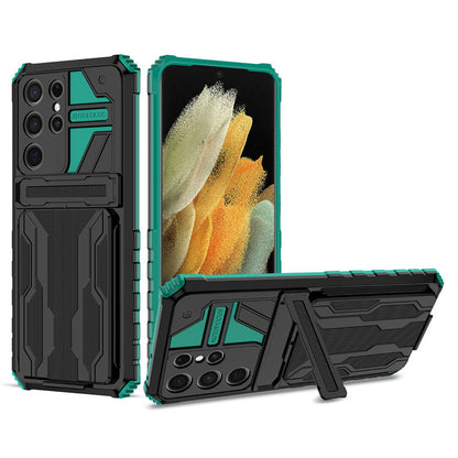Card holder and drop-proof Samsung phone case