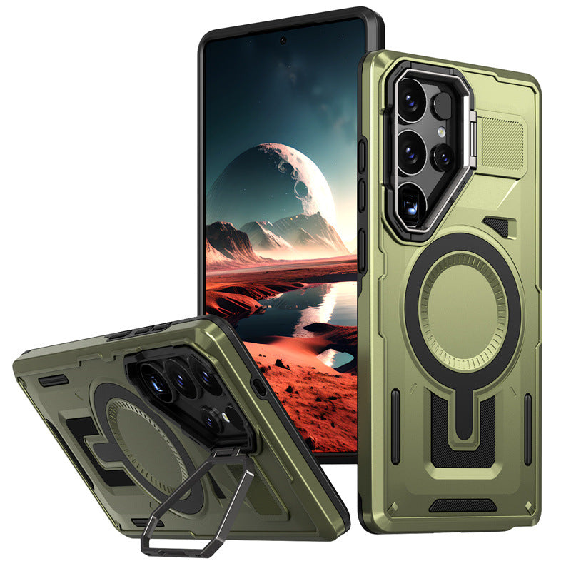 Superb Magnetic Lens Holder Samsung Phone Case