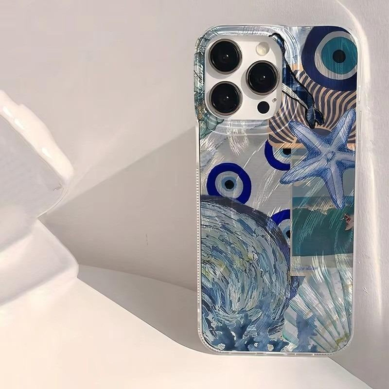 Seashell Starfish Feather Apple Phone Case