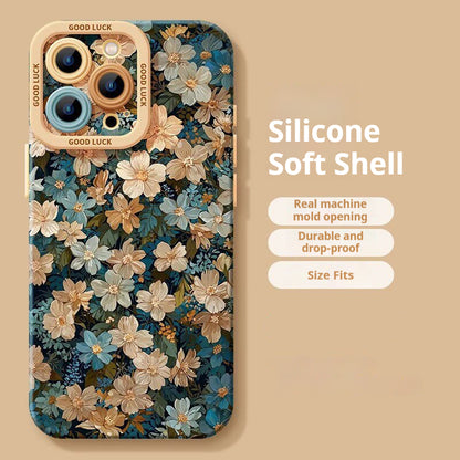 Creative Flower Apple Phone Case
