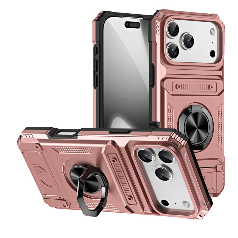 Mecha multifunctional anti-fall Apple phone case