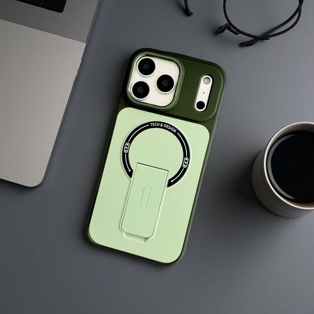 Fanjiang magnetic stand Apple phone case