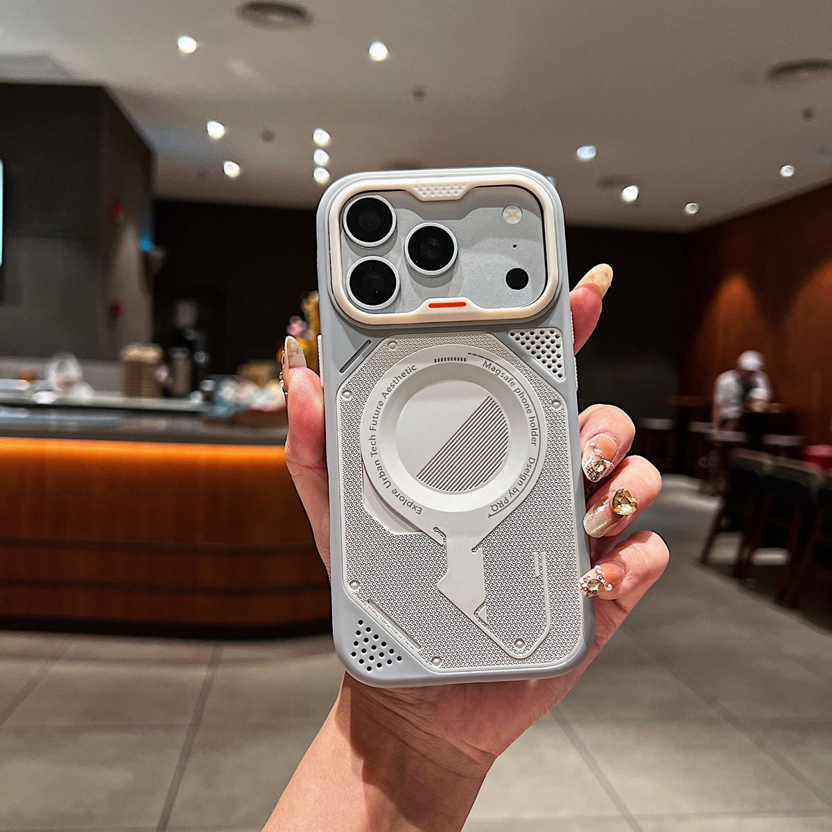 Colorful Dual-Tone Magnetic iPhone Case with Soft-Touch Matte Finish