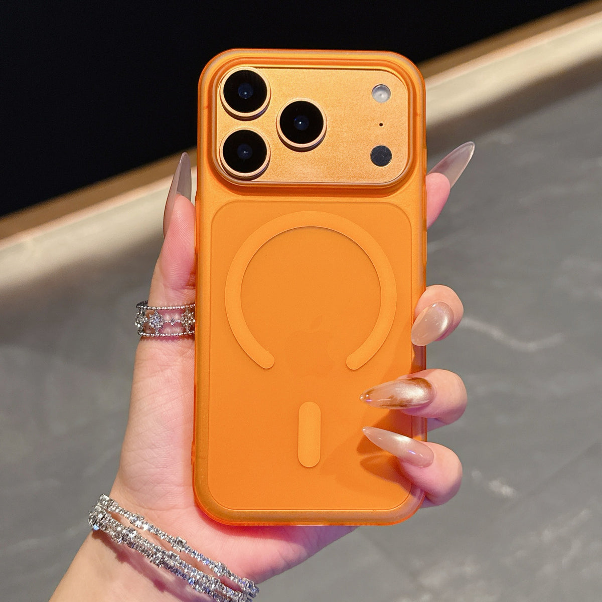 Frosted Colorful Magnetic iPhone Case