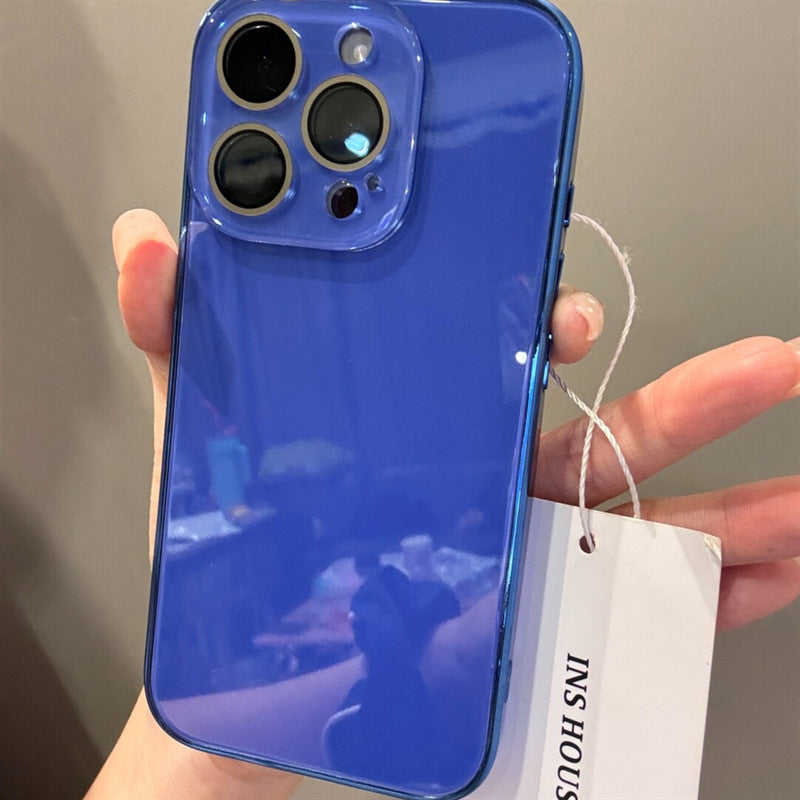 Electroplated jade Apple phone case