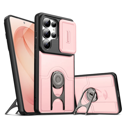 Linktop sliding window bracket mecha Samsung phone case