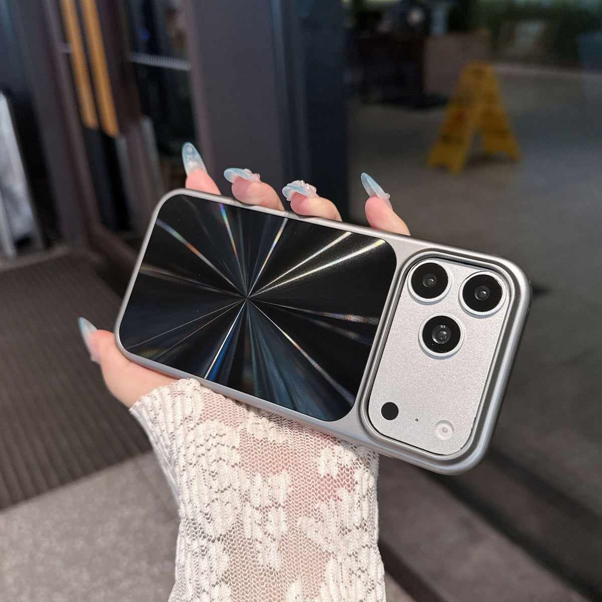 Painted Aurora Apple Phone Case
