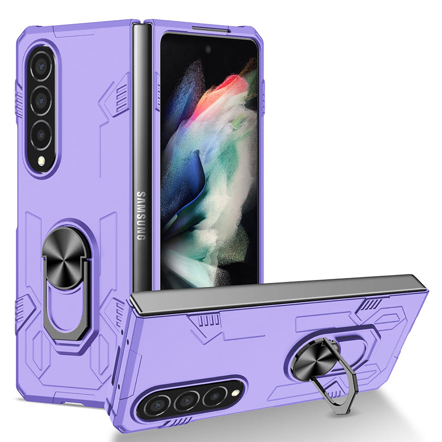 Mecha Ring Magnetic Samsung Z Fold Phone Case