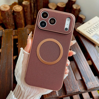 Magnetic Electroplated Fabric Case for iPhone