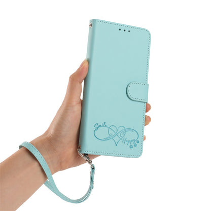Heart-shaped letter leather Apple phone case