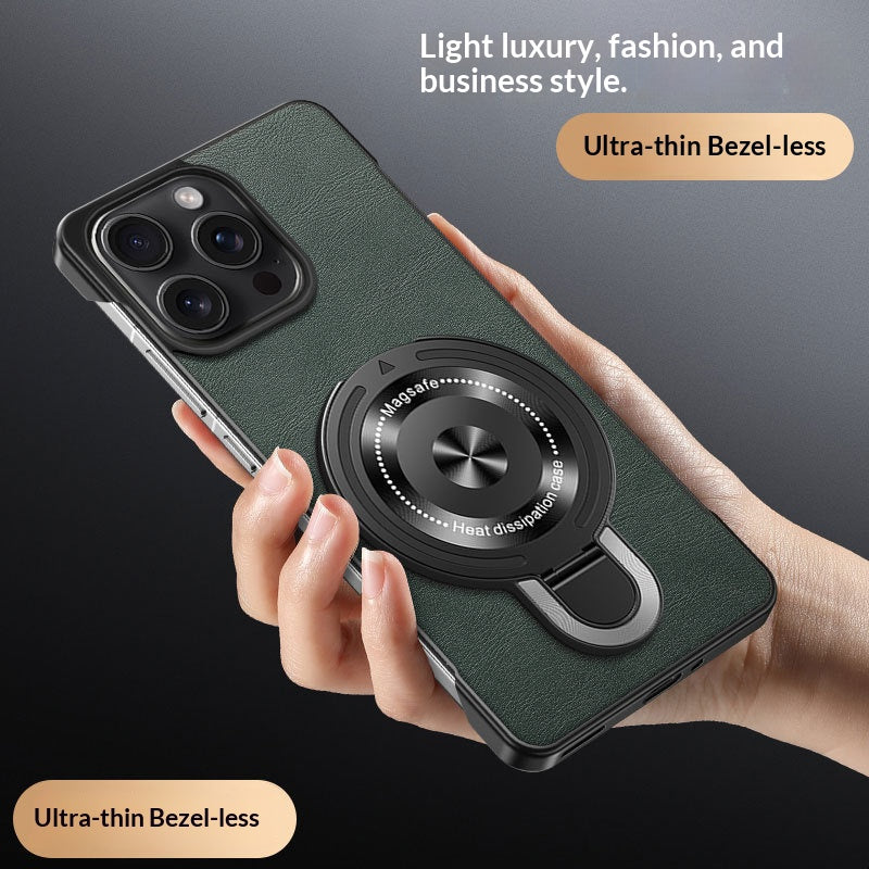 Half-coverage frameless anti-drop Apple phone case