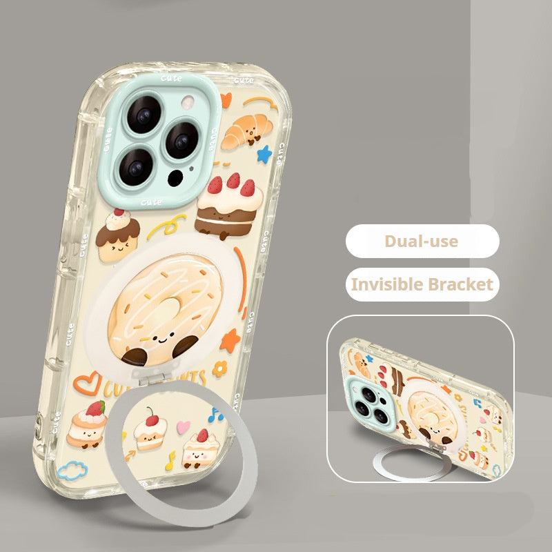 Dessert cake rotating stand Apple phone case