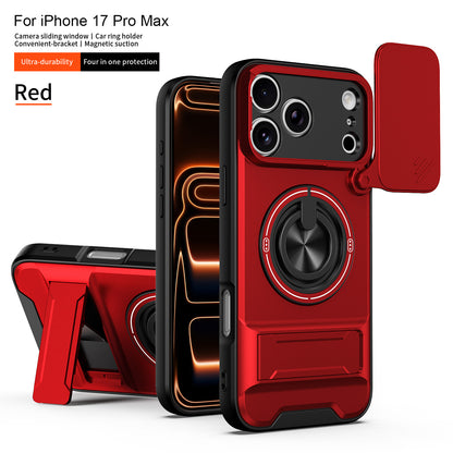 Anti-drop stand magnetic Apple phone case