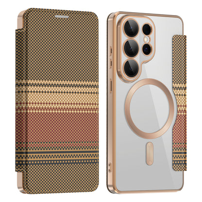 Colorful Shield Flip Magnetic Samsung Phone Case