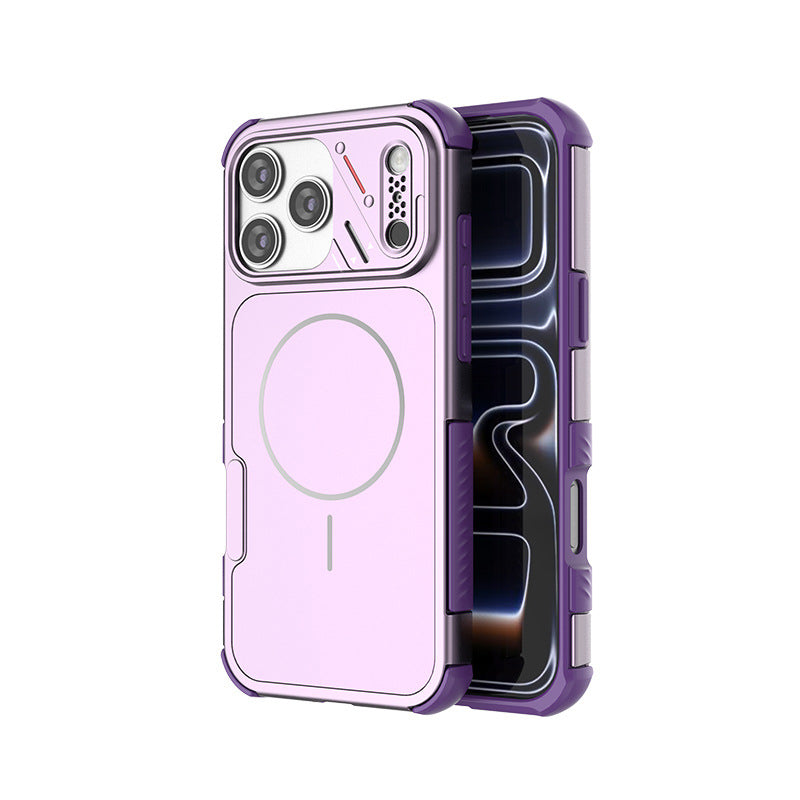 Shield anti-drop magnetic Apple phone case