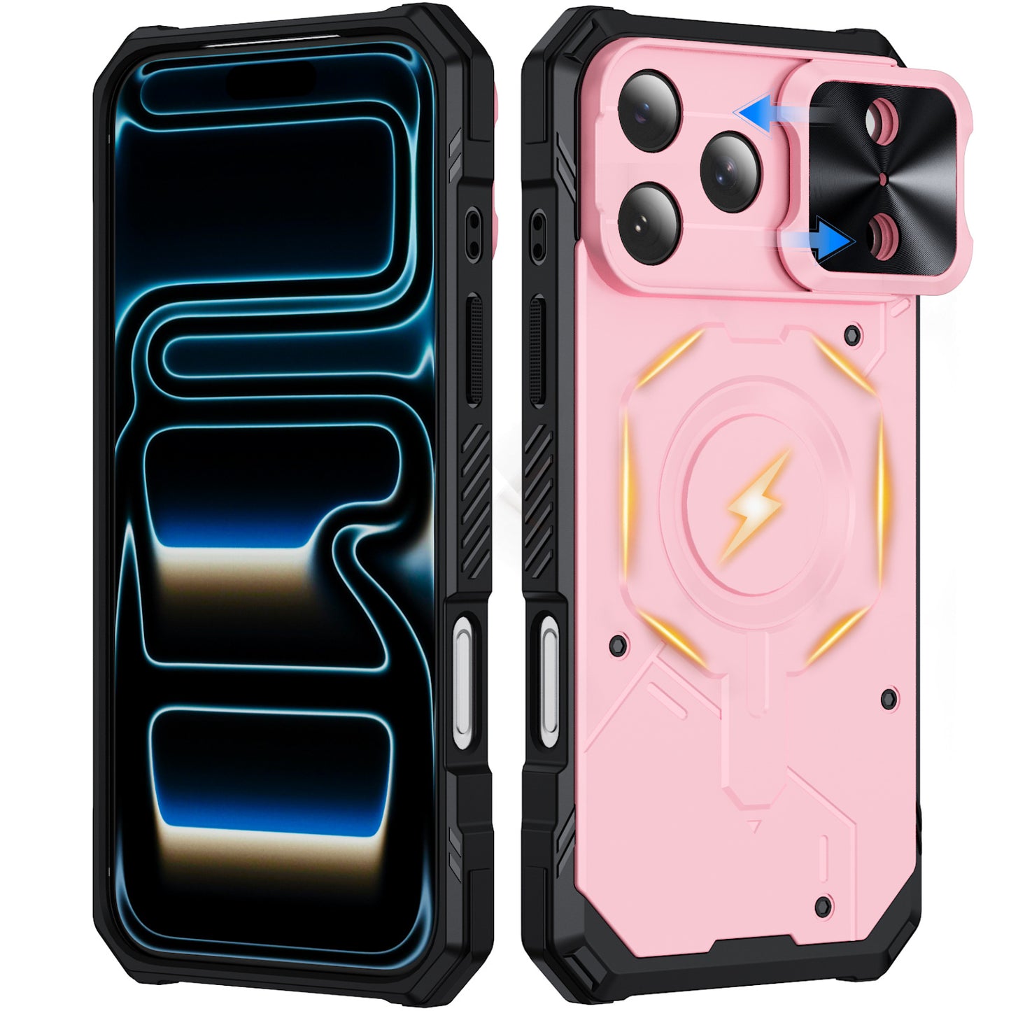 Mecha Window Magnetic Apple Phone Case