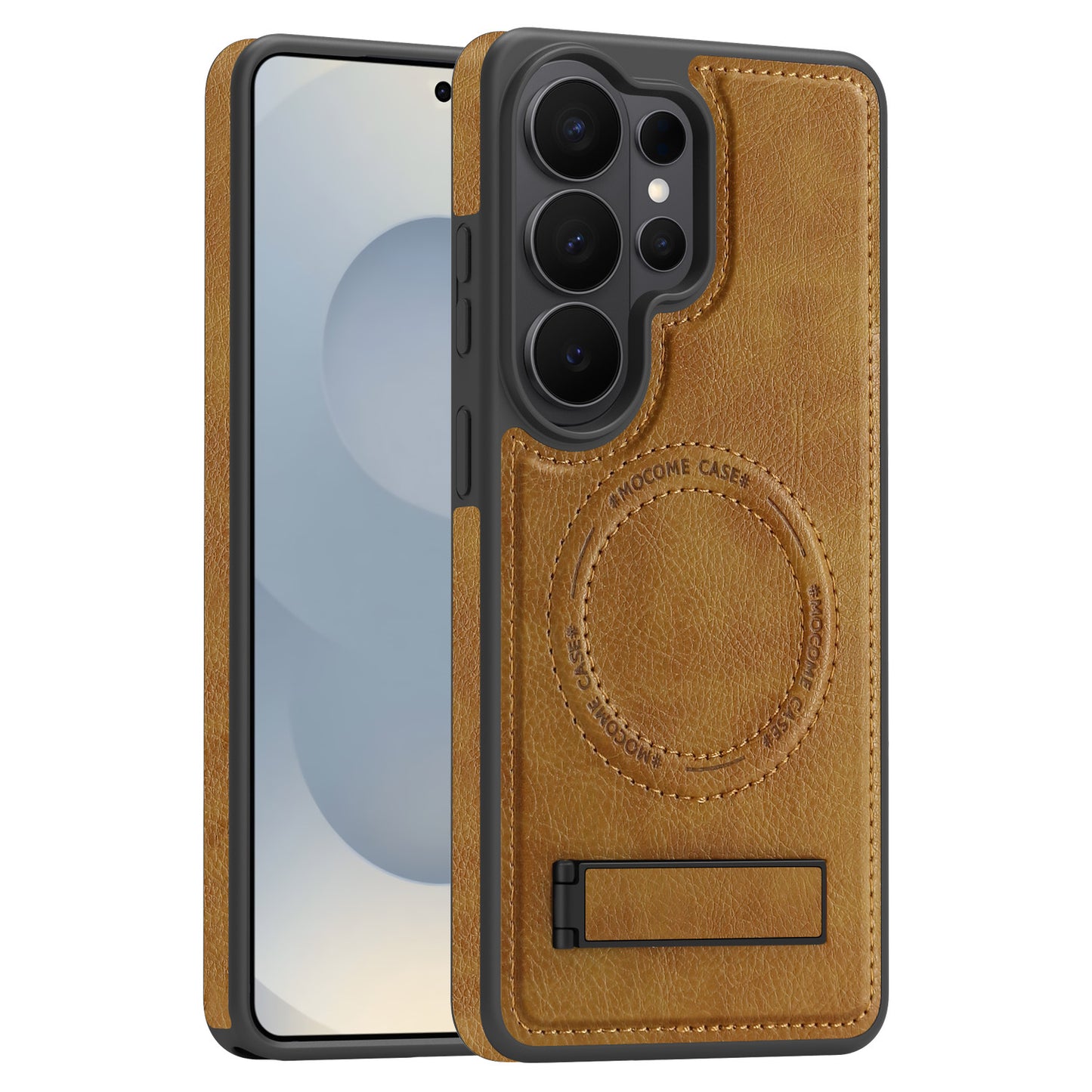 Jingdun Magnetic Stand Leather Case for Samsung Phones