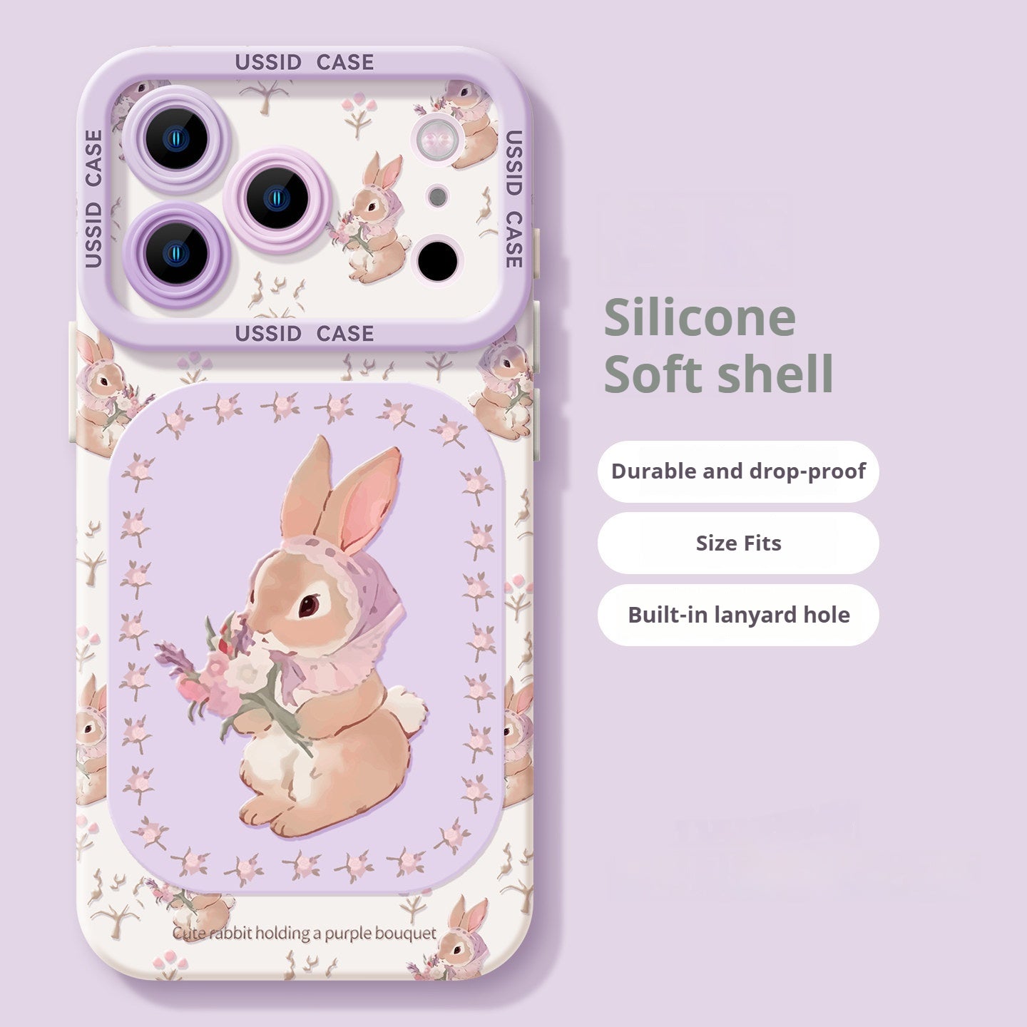 Creative Rabbit Apple Phone Case