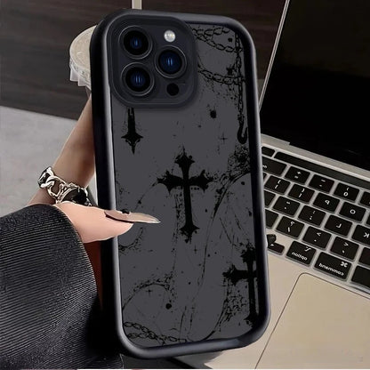 Cross-shaped Apple phone case