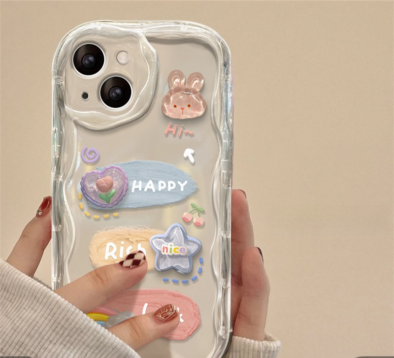 Transparent Creative Apple Phone Case