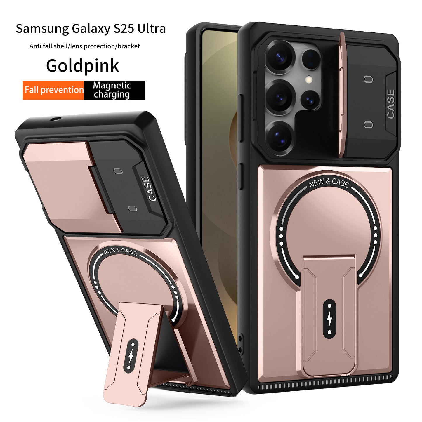 Mecha Stand Magnetic Samsung Phone Case