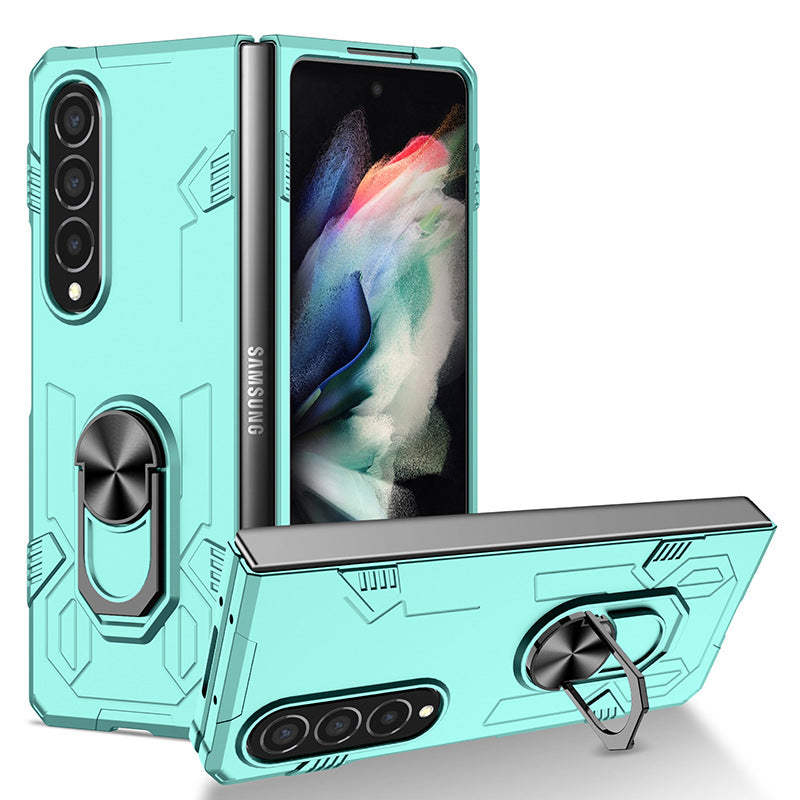 Mecha Ring Magnetic Samsung Z Fold Phone Case