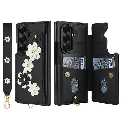 SIM card insert flower folding Samsung Z FOLD phone case