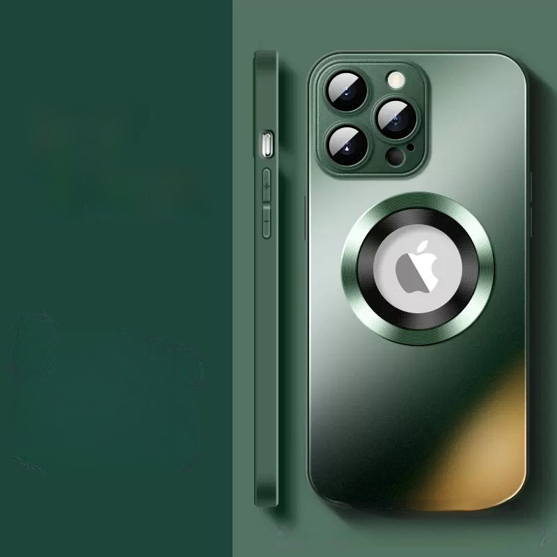Frosted glass magnetic iPhone case