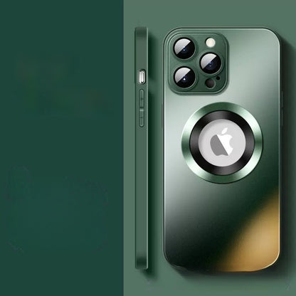 Frosted glass magnetic iPhone case