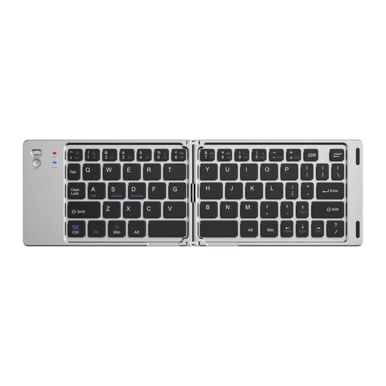 Foldable Rechargeable Ultra-Slim Bluetooth Keyboard