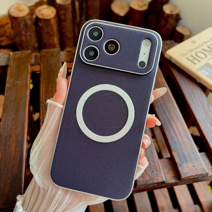 Magnetic Electroplated Fabric Case for iPhone