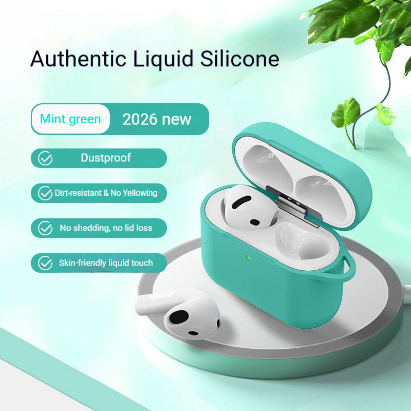 Liquid silicone Apple earphone case
