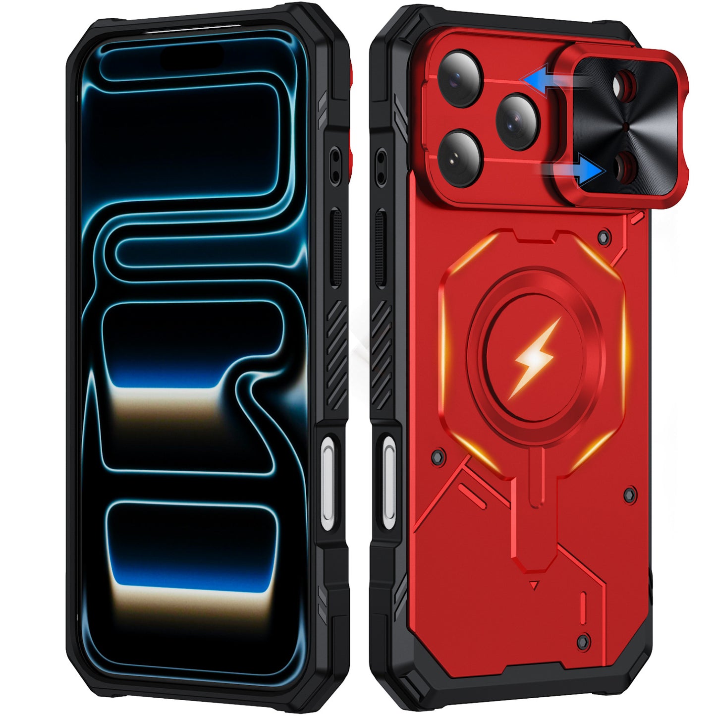Mecha Window Magnetic Apple Phone Case