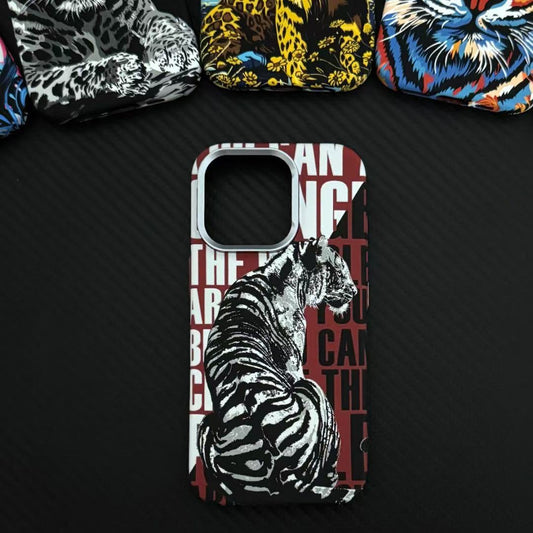 Luminous Embossed Magnetic Animal Apple Phone Case