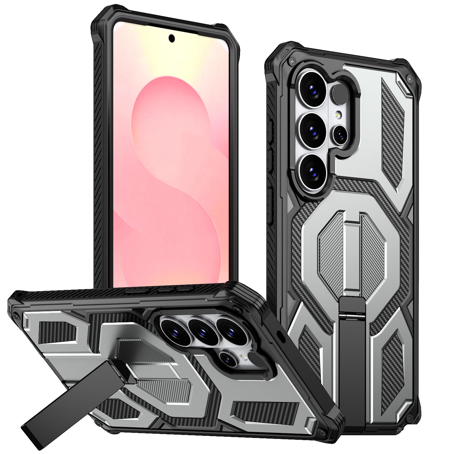 Explorer Armor Stand Samsung Phone Case
