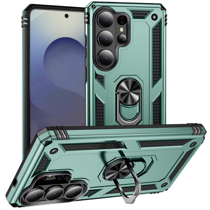 Military-grade anti-drop magnetic stand Samsung phone case