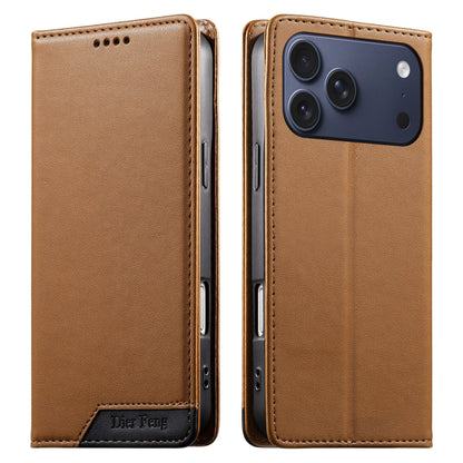 Flip SIM card slot leather case magnetic Apple phone case