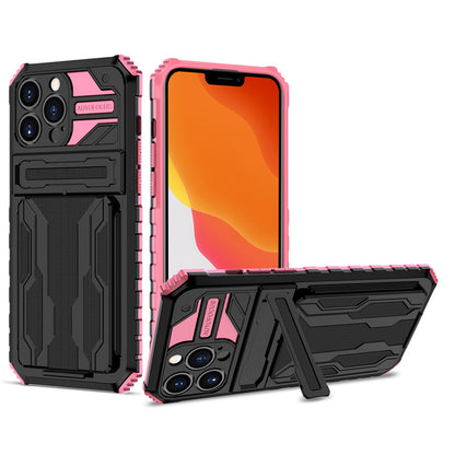 Card holder and drop-proof Apple phone case