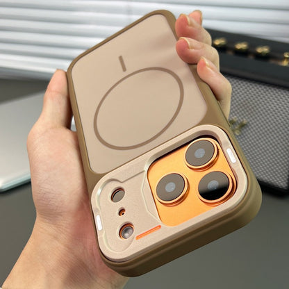 Skin-like frosted magnetic Apple phone case