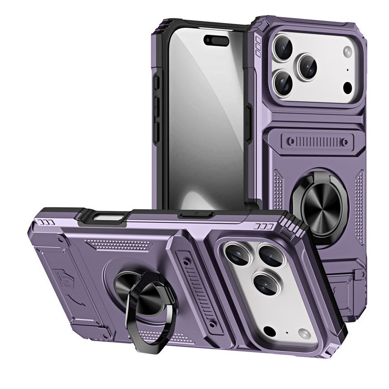 Mecha multifunctional anti-fall Apple phone case