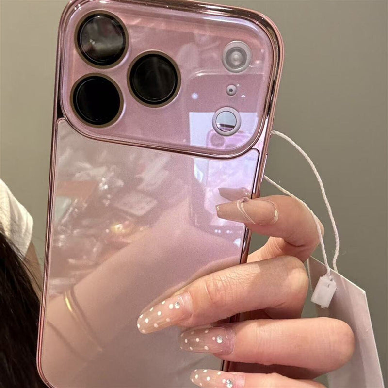 Electroplated jade Apple phone case