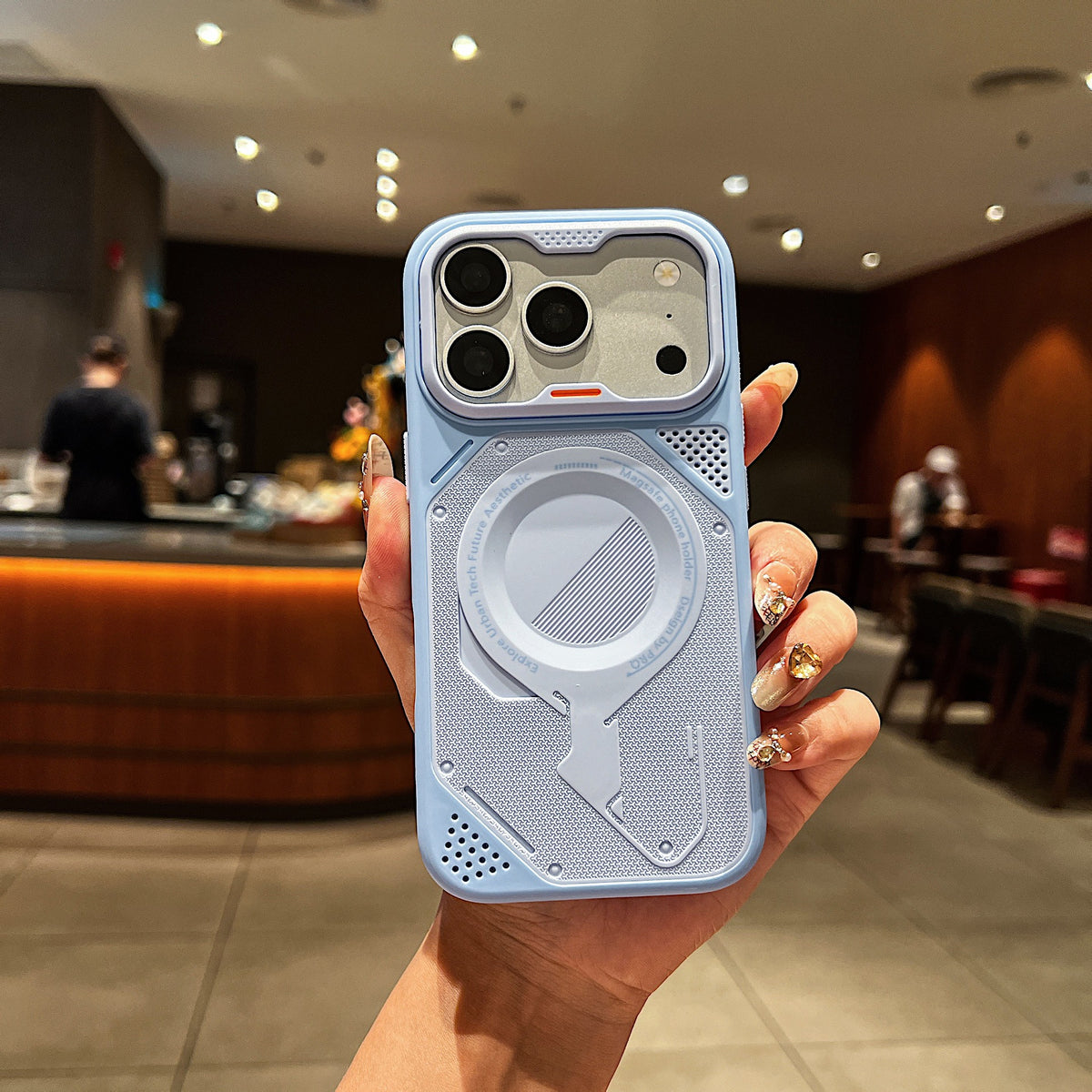 Colorful Dual-Tone Magnetic iPhone Case with Soft-Touch Matte Finish