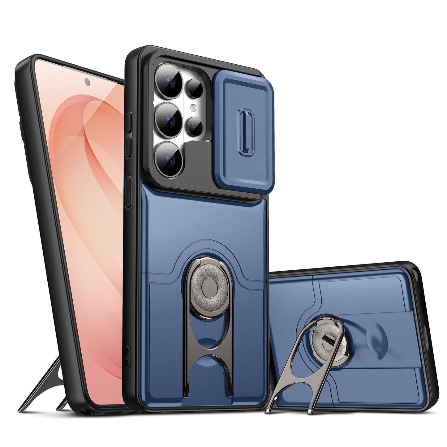 Linktop sliding window bracket mecha Samsung phone case