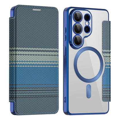 Colorful Shield Flip Magnetic Samsung Phone Case