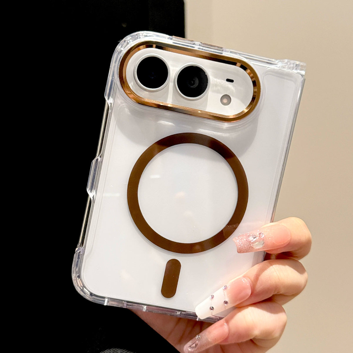 Transparent Magnetic Acrylic Case for Apple Duo