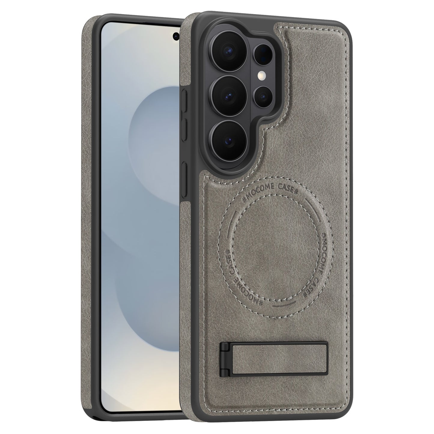 Jingdun Magnetic Stand Leather Case for Samsung Phones