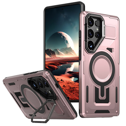 Superb Magnetic Lens Holder Samsung Phone Case