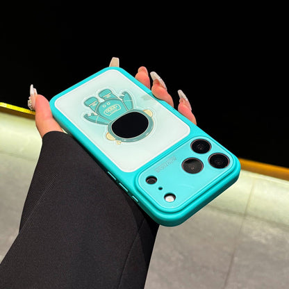 Astronaut-themed creative stand for Apple phone case