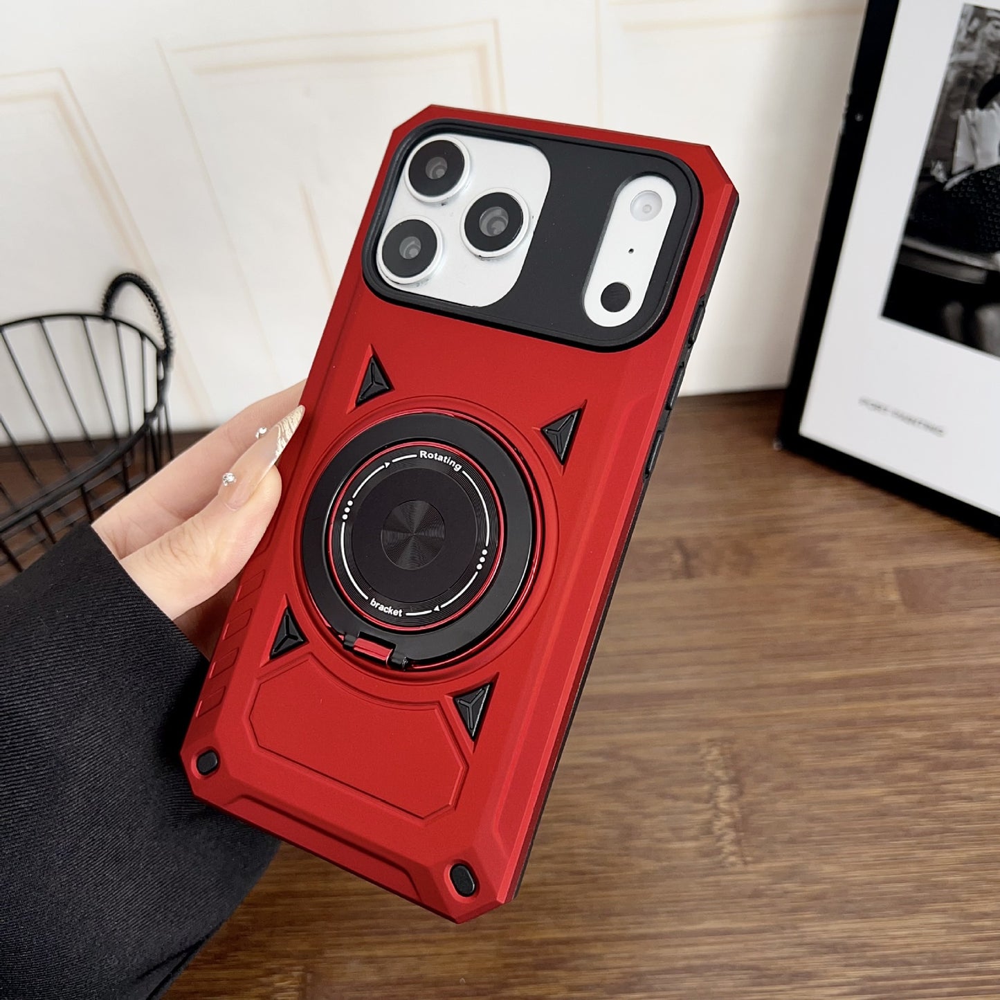 Mecha-inspired 2-in-1 magnetic Apple phone case