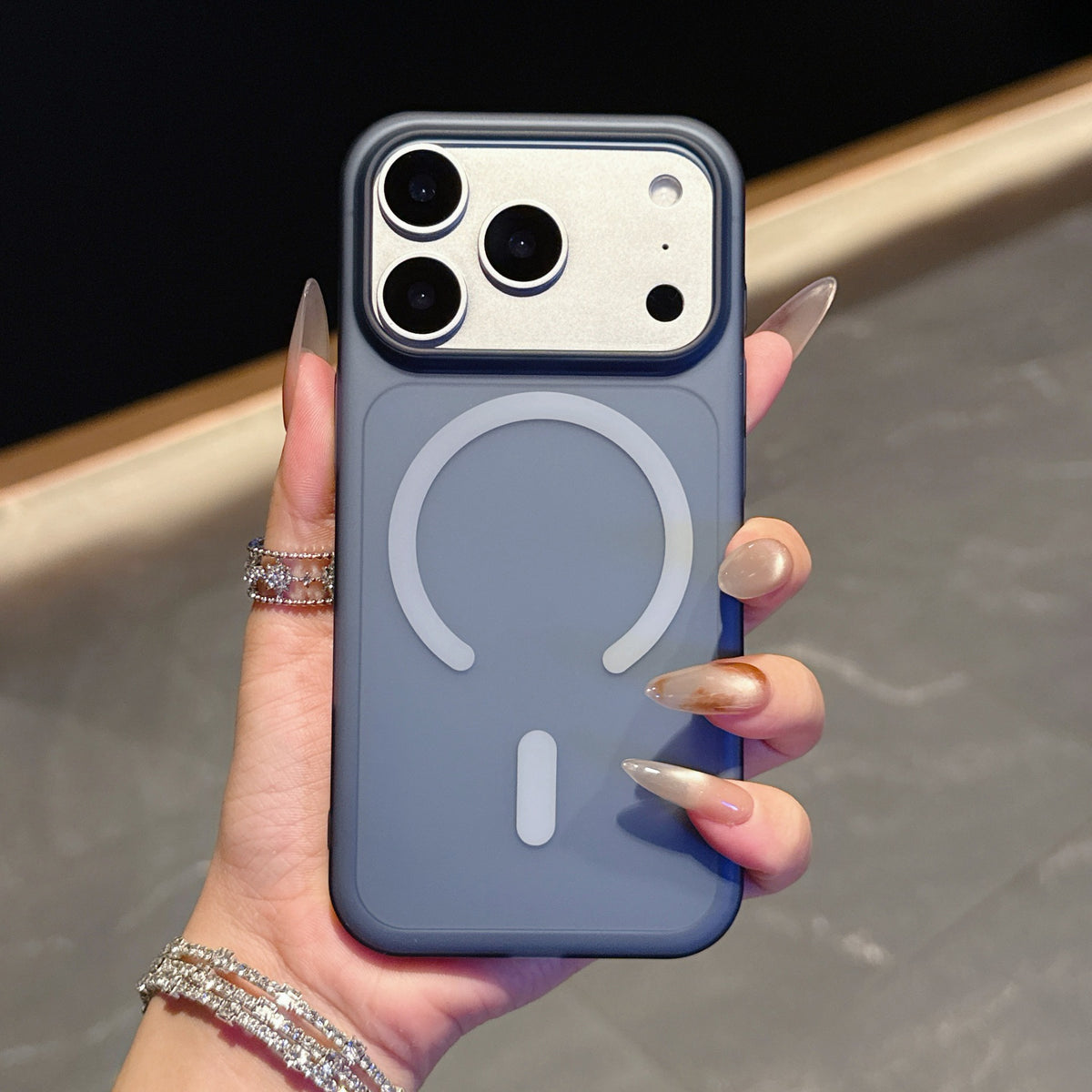 Frosted Colorful Magnetic iPhone Case